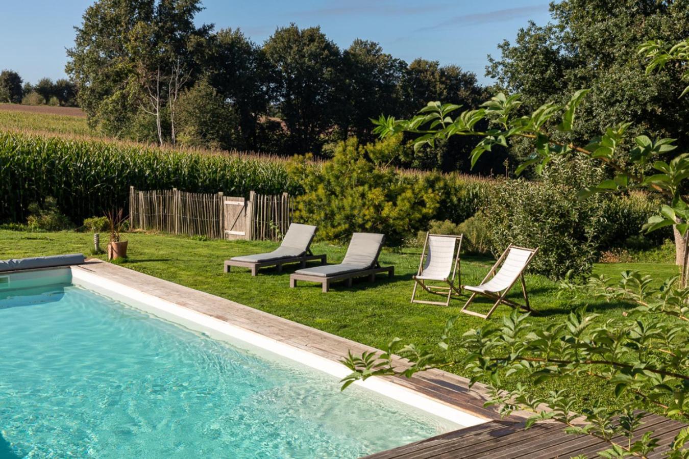 Domaine Du Kelenn, Maison D'Hotes De Charme Avec Piscine Caden Exteriér fotografie